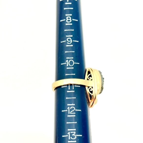 Nicky Butler Bronze Druzy and Amethyst Ring - Size 11 - Picture 11 of 11